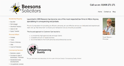 Desktop Screenshot of beesons.net