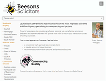 Tablet Screenshot of beesons.net